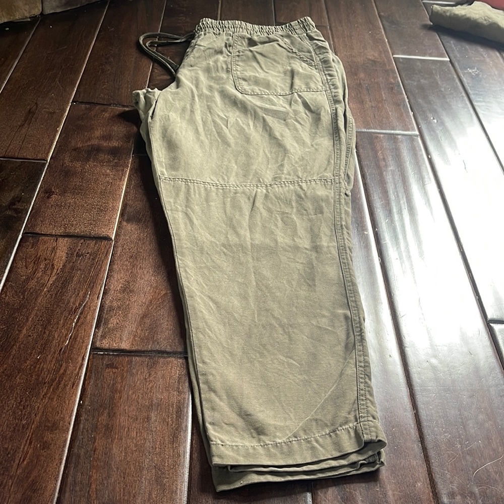 2 pairs Maurices pants. Size 18, elastic waist with draw string.